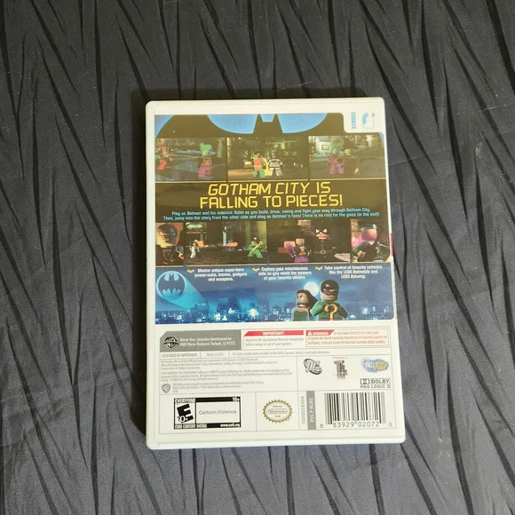 LEGO Batman: The Videogame for Wii - Blue and Black Cover - Picture 2 of 2
